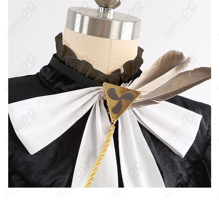 ネモ 第二再臨 コスプレ衣装 衣領装飾ディテール|丁寧な縫製と優雅な襟デザインが特徴