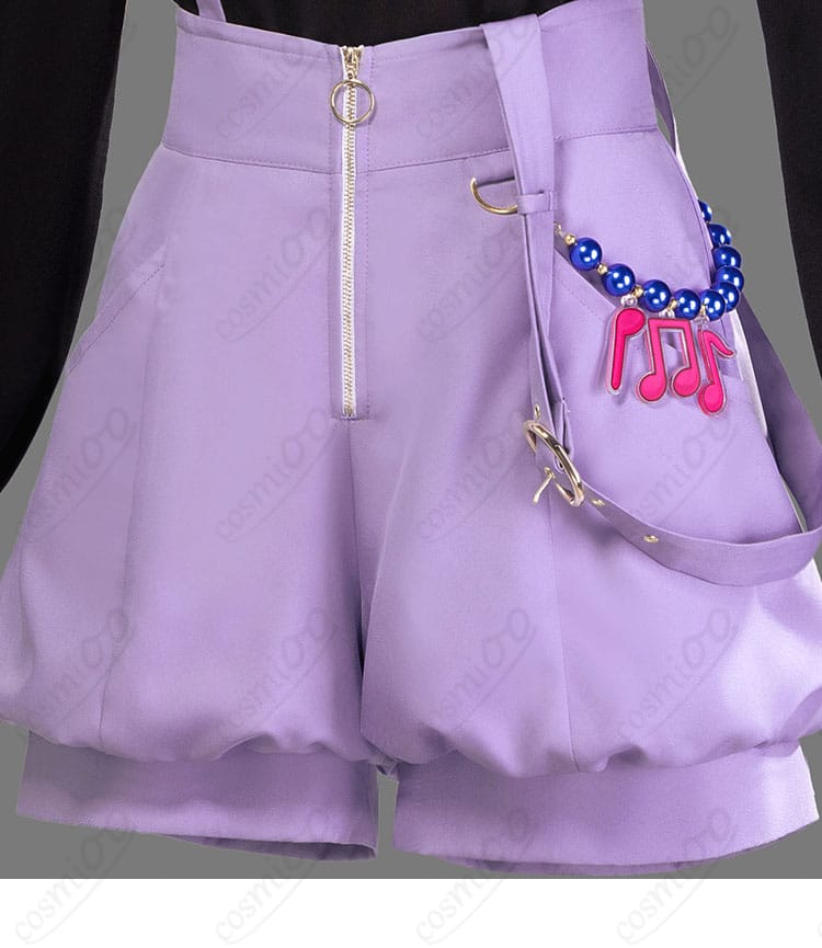 白石杏 コスプレ衣装 パンツ装飾 ディテール|カジュアルさと可愛さを両立したデザイン