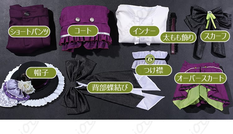 鳳えむ コスプレ衣装 フルセット内容|インナー・スカーフ・オーバースカートなど一式紹介