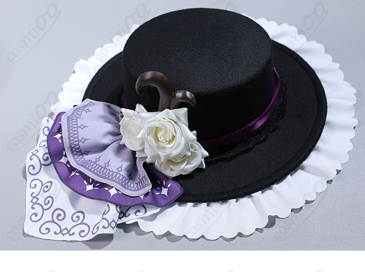 帽子アクセサリー装飾のクローズアップ|クラージュ・オートクチュール仕様で存在感抜群