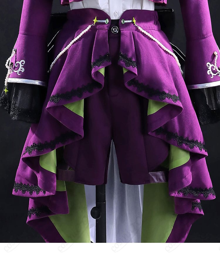 スカート裾部分の装飾ディテール|華やかで動きのある鳳えむ衣装再現