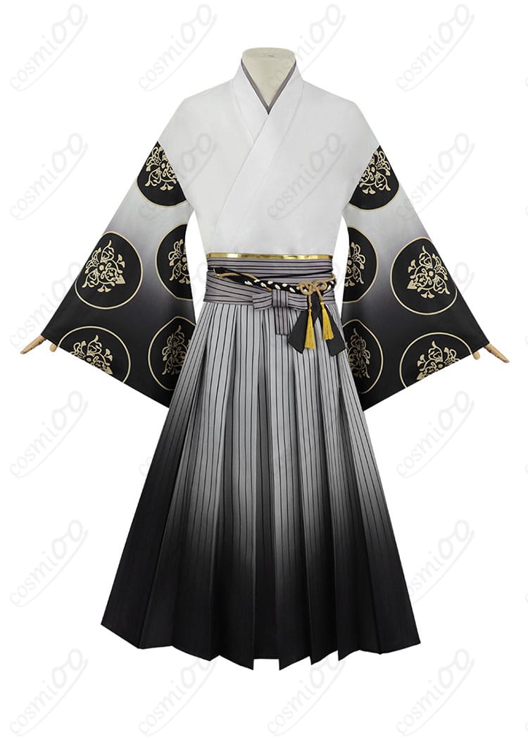 サイレントヒルf 狐面の男 コスプレ衣装 和服の正面装飾ディテール 胸元や帯飾りの精巧な仕上げ