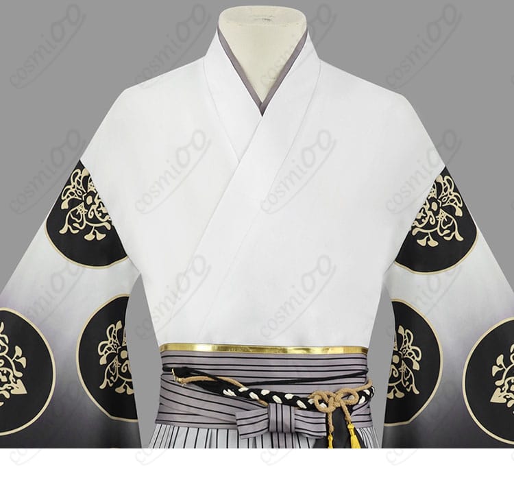 サイレントヒルf 狐面の男 コスプレ衣装 上衣の斜襟部分ディテール 丁寧な縫製と滑らかなライン