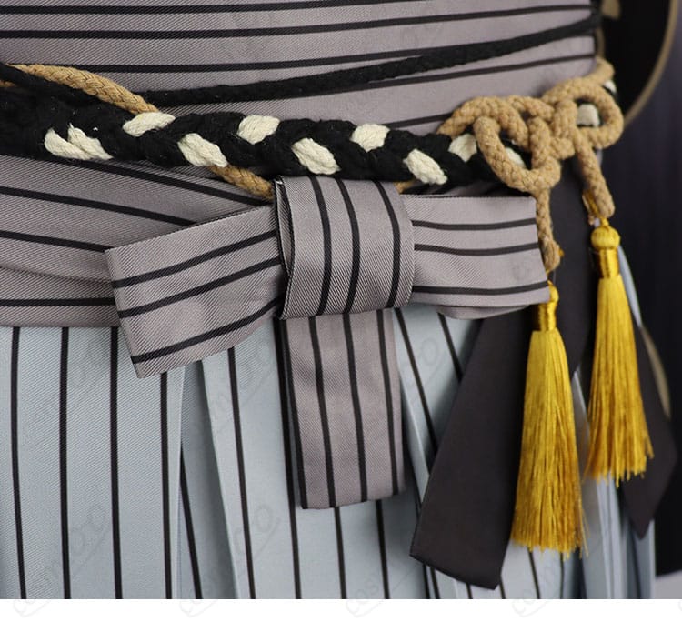 サイレントヒルf 狐面の男 コスプレ衣装 腰封の系帯飾り部分 細部までこだわった高再現デザイン