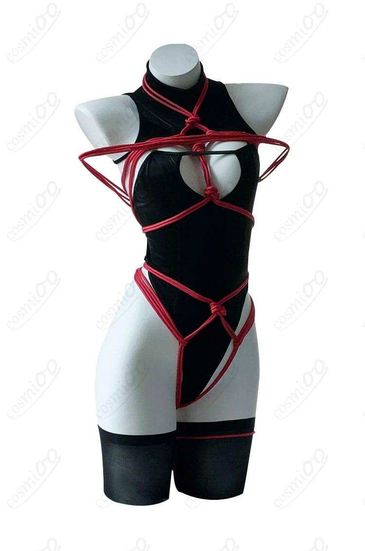 アズールレーン 白鳳「繚乱あれお忍び遊興」コスプレ衣装 正面全体図。妖艶で上品な和風デザインを細部まで再現した高品質仕上げ。