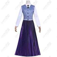 ウェンズデー・アダムス シーズン2 ネヴァーモア学園制服 コスプレ衣装｜高再現フルセット - 4枚目の画像（サムネイル）