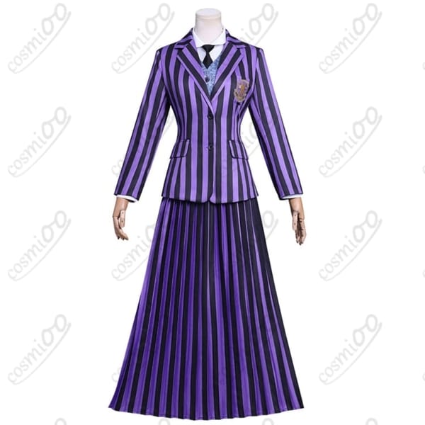 ウェンズデー・アダムス シーズン2 ネヴァーモア学園制服 コスプレ衣装｜高再現フルセット