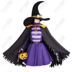 葬送のフリーレン フリーレン ORBcafeハロウィン限定コスプレ衣装｜マント付きフルセット - 1枚目の画像（サムネイル）