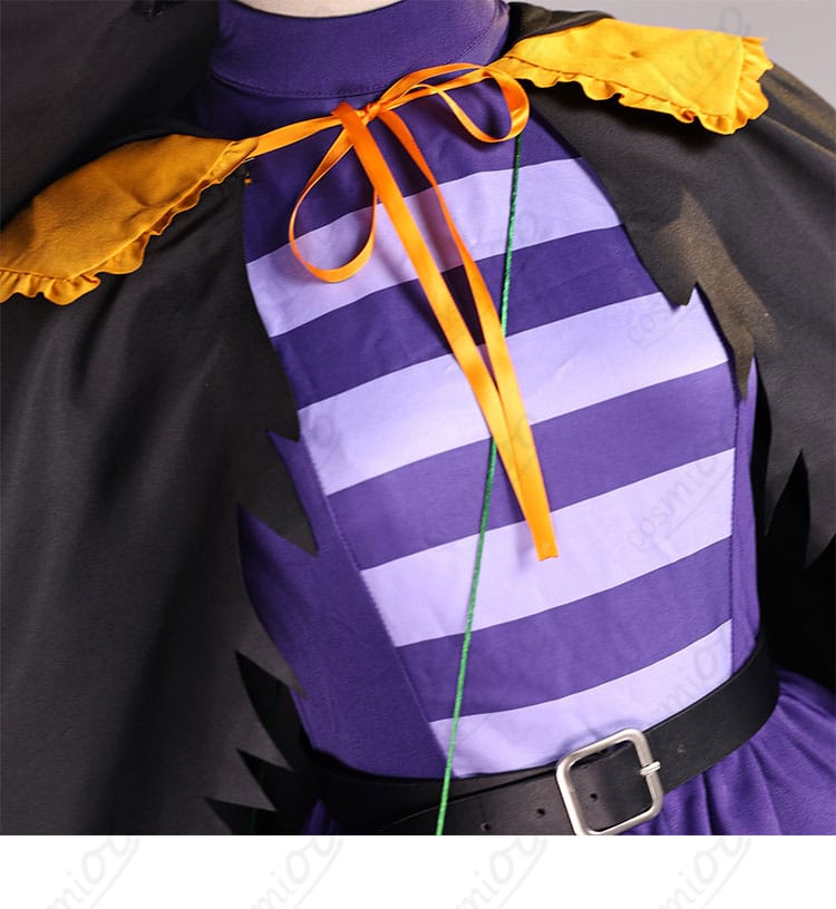 フリーレン ハロウィンマント 前留めリボン部分の細部|上品なデザインで華やかに