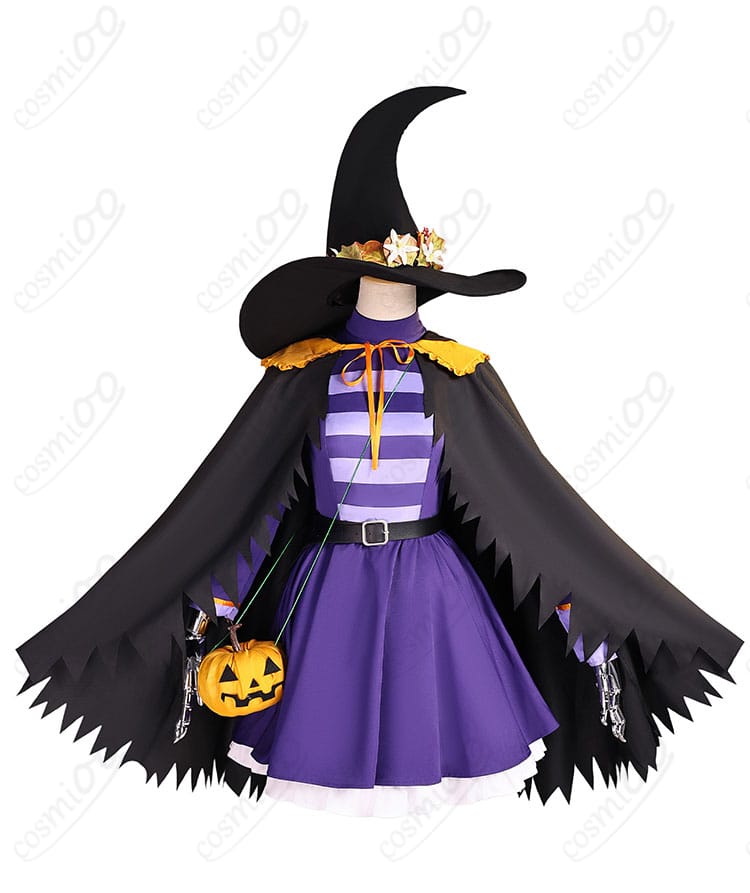 フリーレン ハロウィンコスプレ衣装 正面全体図|高品質素材で再現されたドレスデザイン