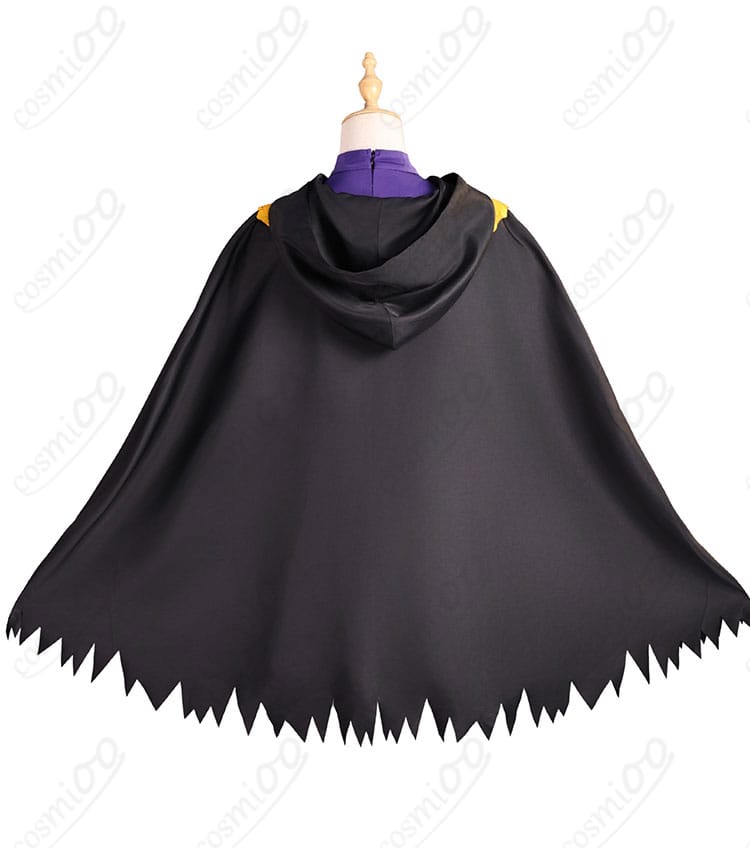 フリーレン ハロウィンコスプレ衣装 背面全体図|マントの流れや背中のシルエットを美しく再現