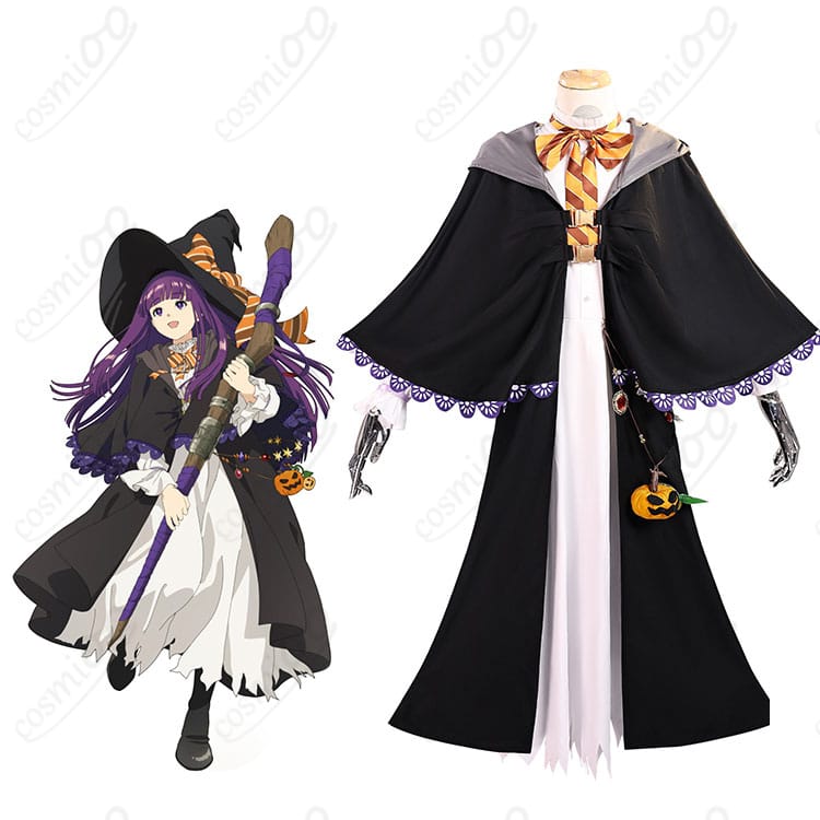 フェルン ORBcafeコラボ ハロウィン限定コスプレ衣装 キャラクター全身と衣装のイメージ写真|葬送のフリーレン フェルン コスプレイベントに最適