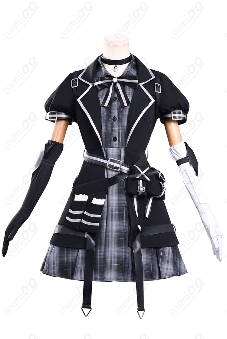黒部ナノカ コスプレ衣装 正面全体図|魔法少女ノ魔女裁判 高品質コートとワンピースデザイン