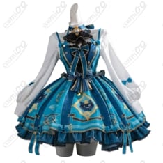 原神 リネット『原神カフェ in ソウル』コスプレ衣装｜上品メイド風フルセット - 1枚目の画像（サムネイル）