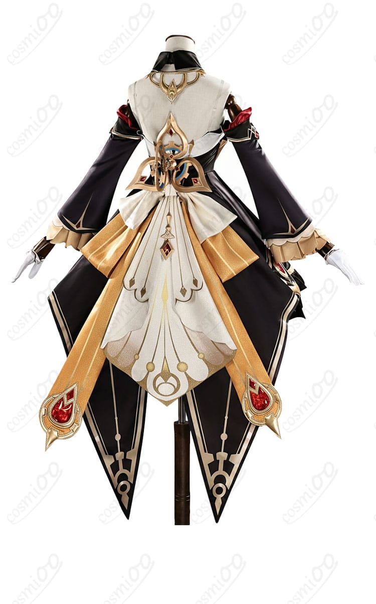 原神 サンドローネ コスプレ衣装 背面図|背中の構造や飾りを細部まで再現したリアルな背面デザイン。