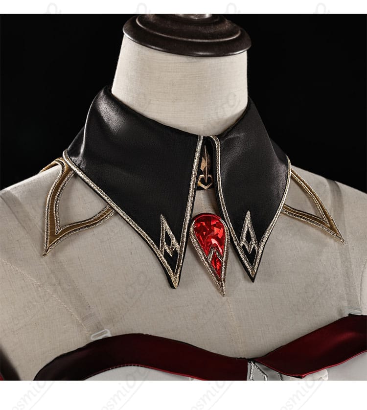 原神 サンドローネ コスプレ衣装 领口装飾ディテール|襟元の飾りを高精度に再現したデザイン、細部の美しさが魅力。