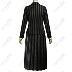 ウェンズデー・アダムス ネヴァーモア学園制服 コスプレ衣装（シーズン2モデル）高再現フルセット - 5枚目の画像（サムネイル）
