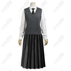 ウェンズデー・アダムス ネヴァーモア学園制服 コスプレ衣装（シーズン2モデル）高再現フルセット - 6枚目の画像（サムネイル）