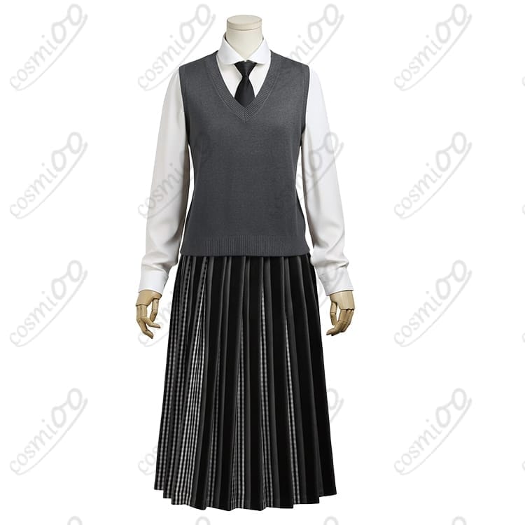 ウェンズデー・アダムス ネヴァーモア学園制服 コスプレ衣装（シーズン2モデル）高再現フルセット - 6枚目の画像