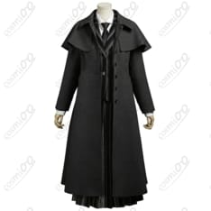 ウェンズデー・アダムス ネヴァーモア学園制服 コスプレ衣装（シーズン2モデル）高再現フルセット - 7枚目の画像（サムネイル）