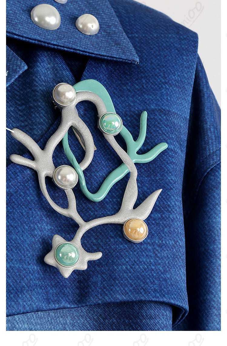 『Deep into you』コスプレ 胸飾り部分の細部アップ デザインのポイントを再現