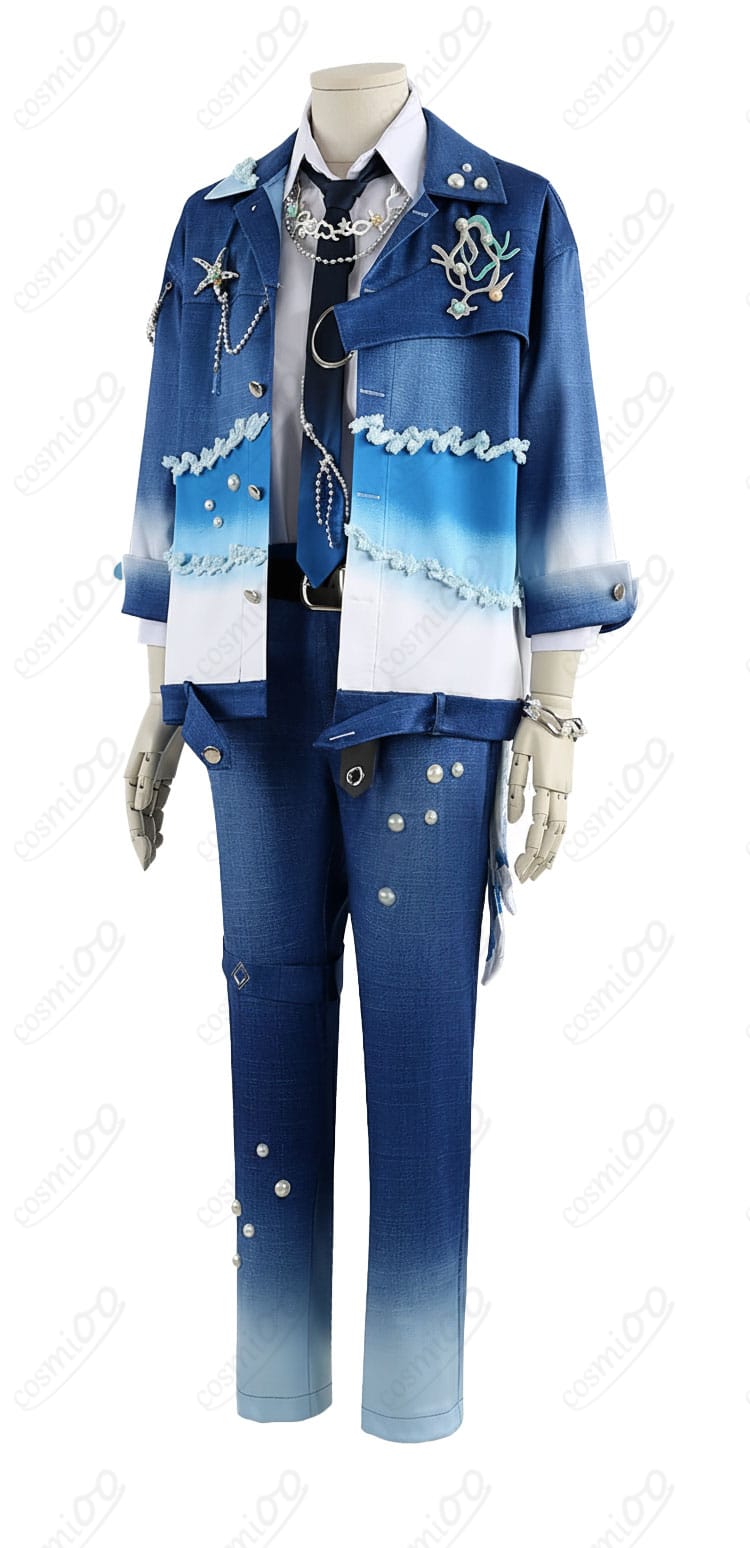 あんスタ『Deep into you』コスプレ衣装 左側面の全身シルエット スタイリッシュな印象