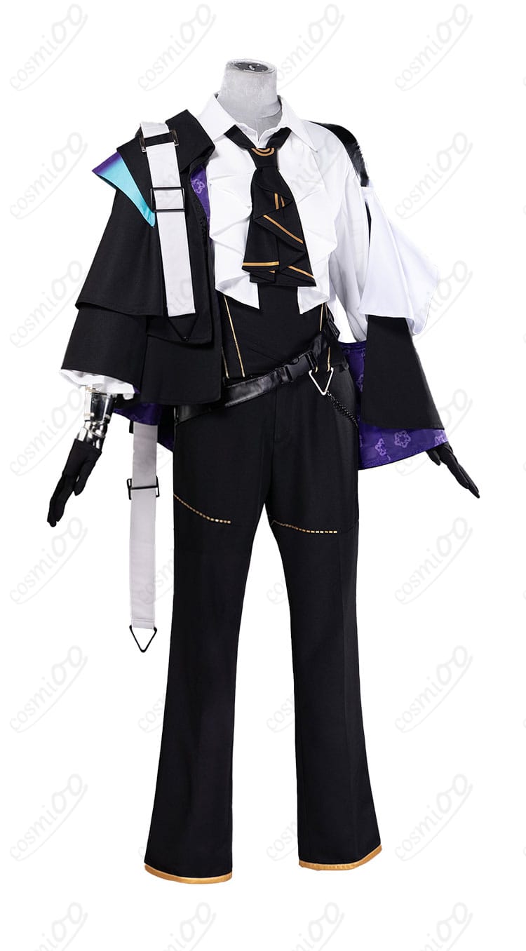 アークナイツ シャレム コスプレ衣装 側面図|立体的なシルエットと高精度な縫製が魅力