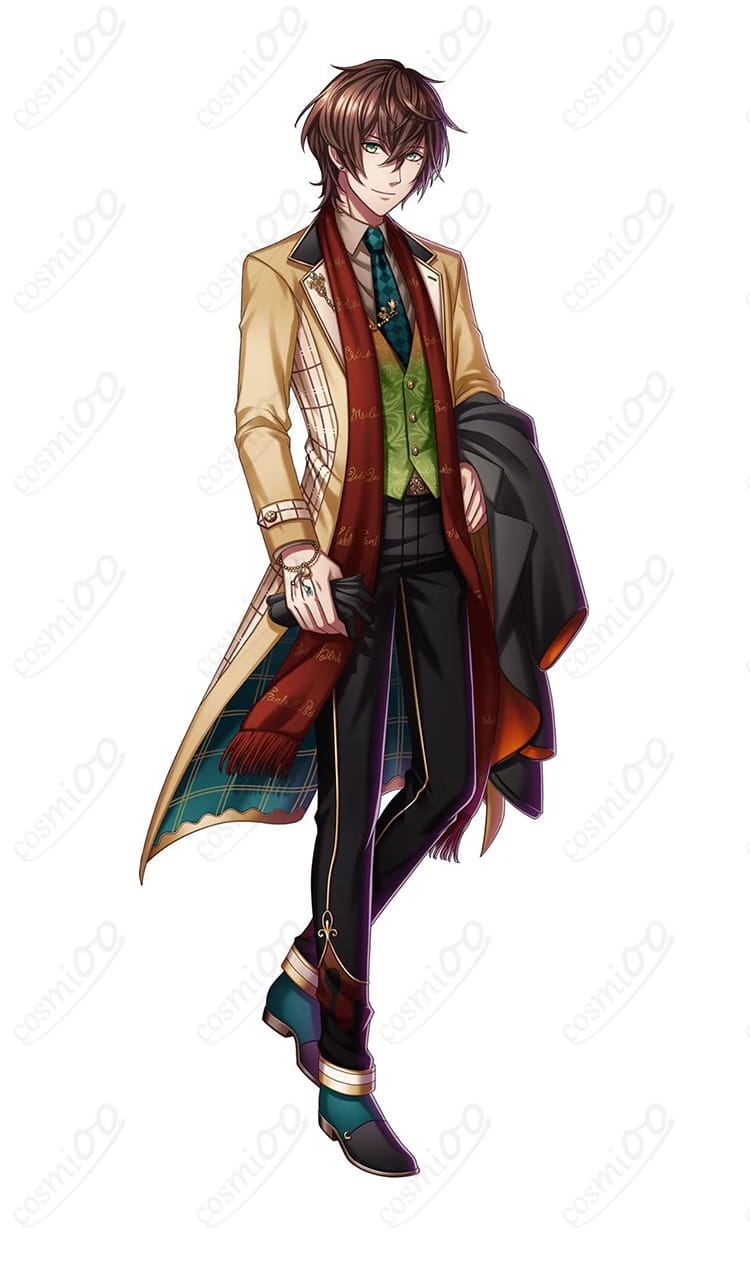 ジョシュア王子「君のチョコは誰のもの?」コスプレ衣装のキャラクター人物イメージ。紅茶の国ベルガントの上品な王子スタイルを忠実再現した高品質デザイン。撮影やイベントにもおすすめの夢100コスプレ。