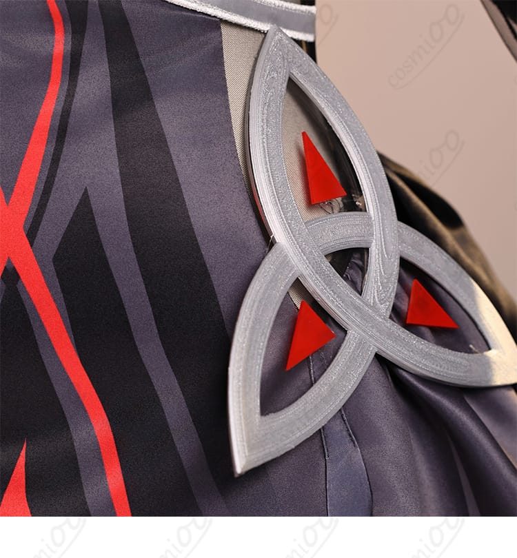 ロノヴァ 死の執政 コスプレ衣装 腰側装飾ディテール 優美な装飾と立体感