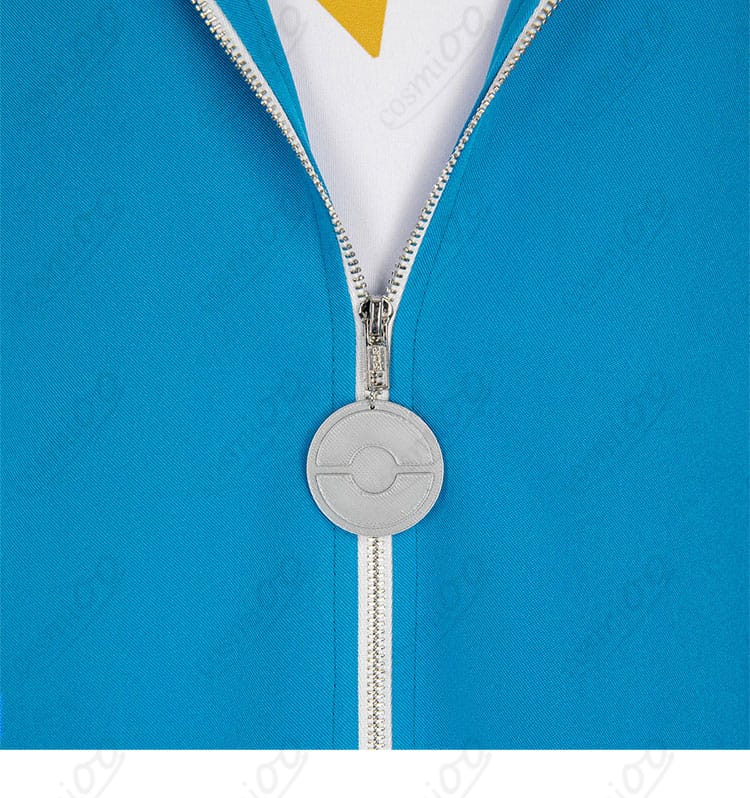 ポケモンレジェンズZ-A デウロ コスプレ衣装 ジッパー装飾ディテール|滑らかな開閉とデザイン性の両立