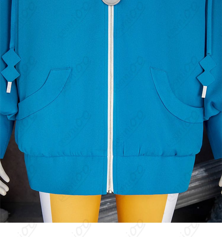 ポケモンレジェンズZ-A デウロ コスプレ衣装 外套前立てディテール|丁寧な縫製で高級感を演出
