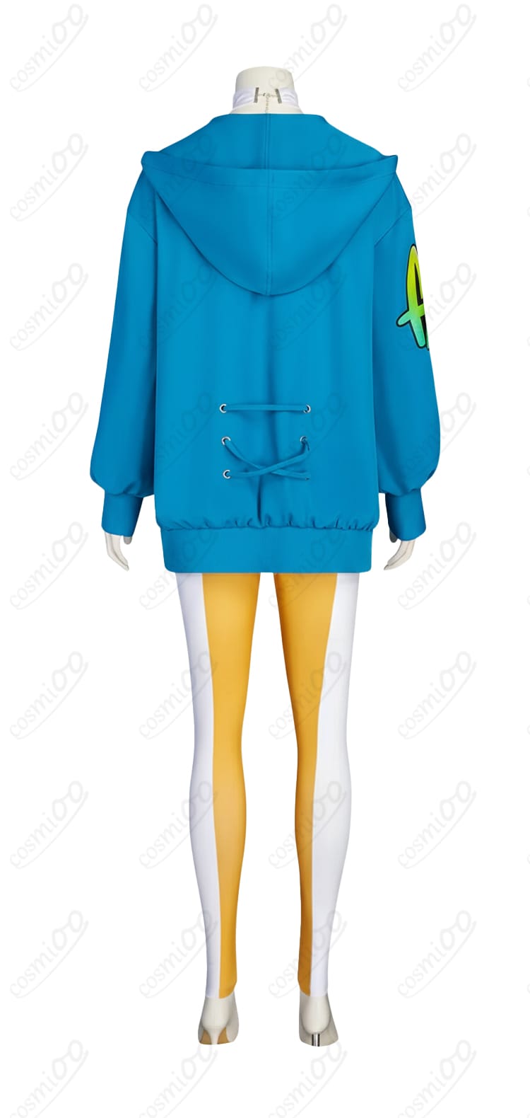 ポケモンレジェンズZ-A デウロ コスプレ衣装 背面図|フードと背面装飾の細部まで再現