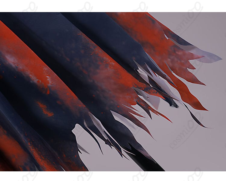 スカート裾の装飾ディテール画像|戎ヶ丘の狂犬 コスプレ衣装 スカート装飾部分