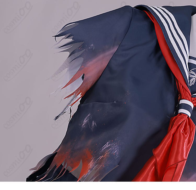 右袖の装飾ディテール画像|サイレントヒルf コスプレ 高再現仕上げ