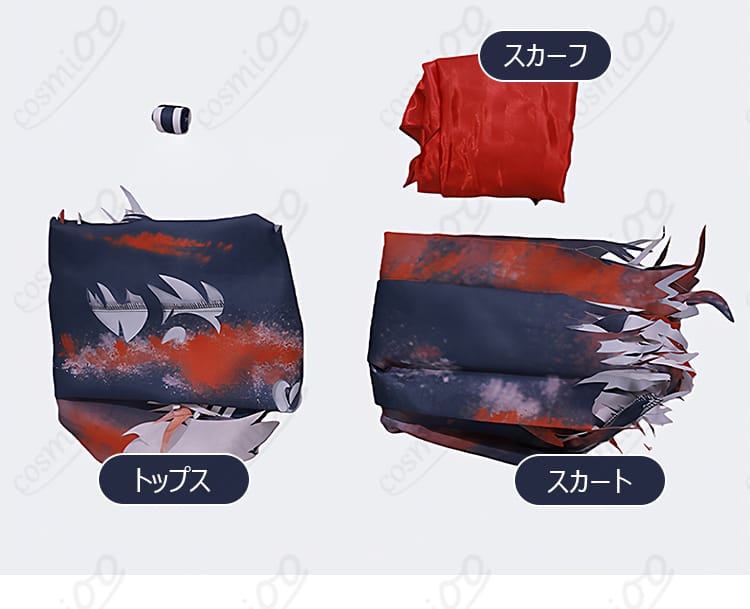 サイレントヒルf 深水雛子 コスプレ衣装 セット内容一覧|トップス・スカート・スカーフ付き