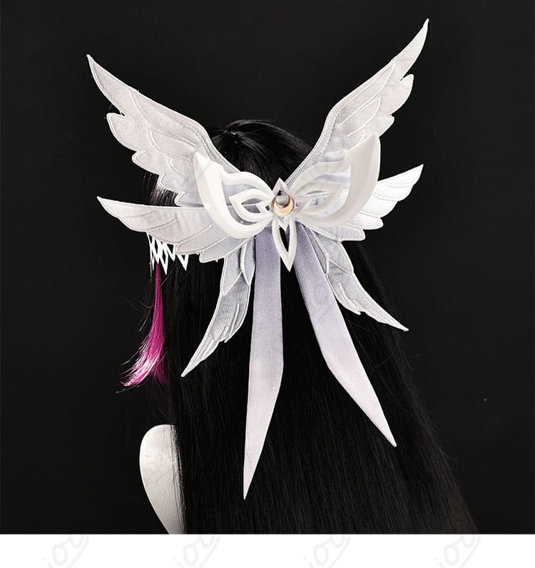 原神 コロンビーナ コスプレ衣装 ヘッドドレス背面詳細|高再現の装飾デザイン・撮影におすすめ