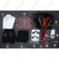 原神 ディルック『璀夜華宴』コスプレ衣装｜高品質フルセット・紳士風デザイン - 5枚目の画像（サムネイル）