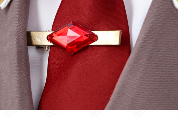 ディルック コスプレ衣装 ネクタイ・胸飾りディテール|フォーマルで上品なデザイン