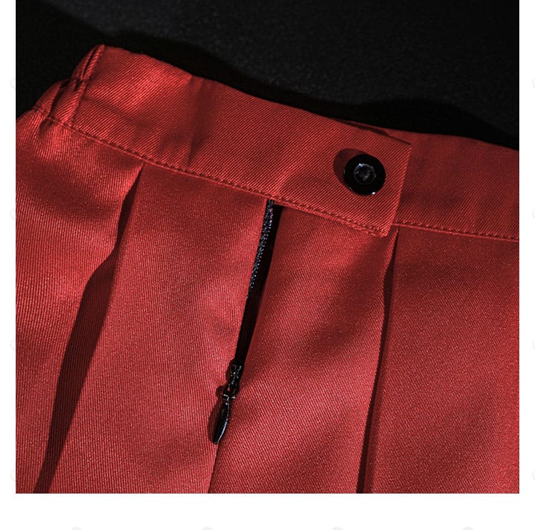 アズールレーン 大鳳 コスプレ衣装 服装裙子纽扣与拉链细节图|スカート部分のボタンとファスナーの詳細