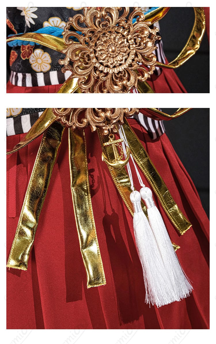 アズールレーン 大鳳 コスプレ衣装 服装腰饰细节图|腰部の装飾に施された豪華なデザイン