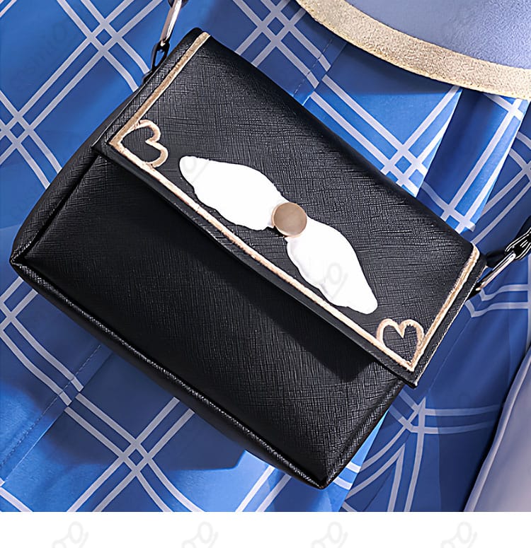 橘シェリー コスプレ衣装 肩掛けバッグ装飾アップ|魔法少女らしいアクセサリーのこだわりデザイン