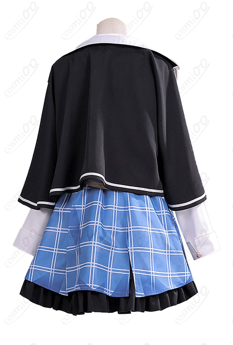 魔法少女ノ魔女裁判 橘シェリー コスプレ衣装 背面図|背中の装飾とスカートのシルエットを確認