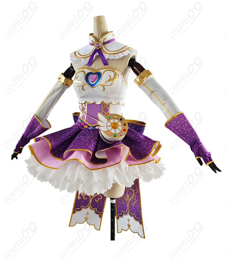 ラブライブ!スクフェス 東條希 コスプレ衣装 側面図|魔法少女風スタイルの美しいシルエット