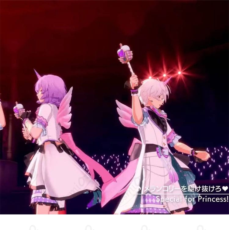 宝丈萊香「ユニコーンの無邪気」コスプレ衣装 側面アングル|オーダーメイド対応・美しいライン再現