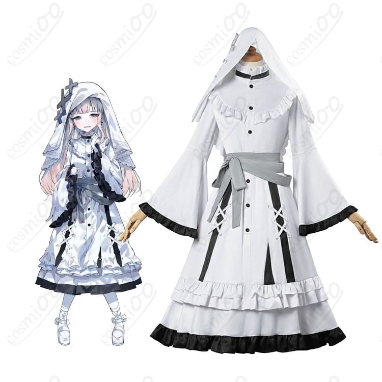 氷上メルル コスプレ衣装 キャラクター全身と衣装イメージ|魔法少女ノ魔女裁判