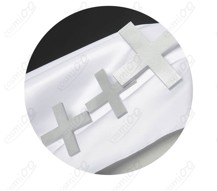 氷上メルル コスプレ衣装 頭巾装飾ディテール|精巧な仕上げと立体感が魅力