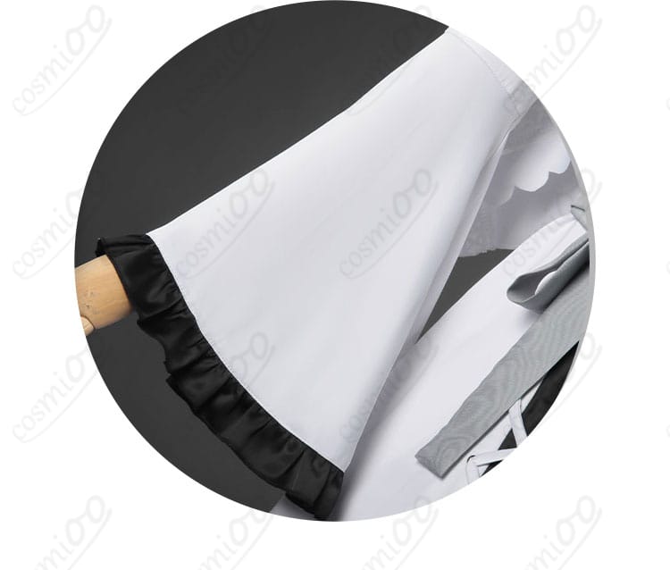 氷上メルル コスプレ衣装 袖部分の装飾ディテール|動きやすく再現度の高いデザイン