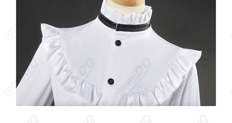 氷上メルル コスプレ衣装 衣襟装飾ディテール|縫製の美しさと素材感をチェック