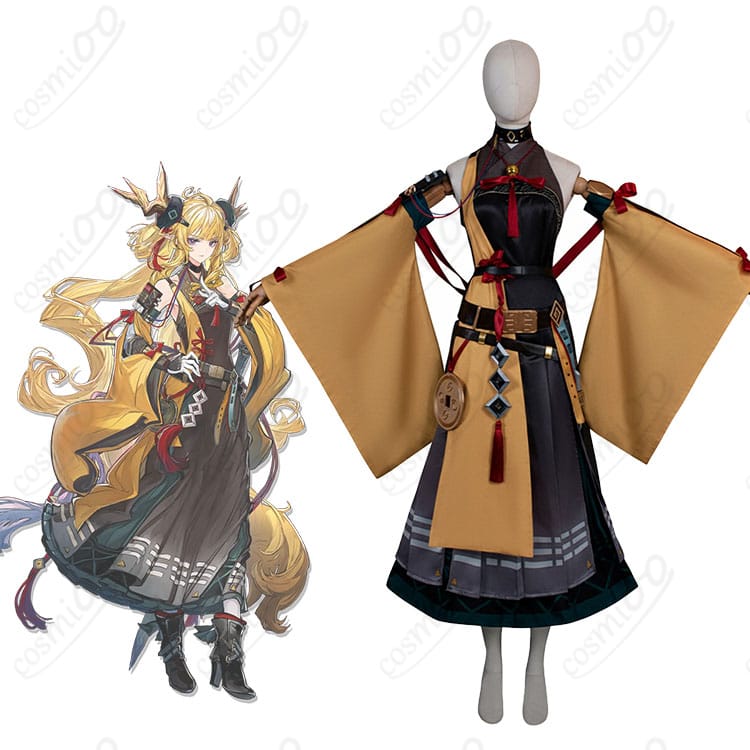 アークナイツ 司霆レイズ コスプレ衣装|キャラビジュアル&衣装全体を確認できる画像