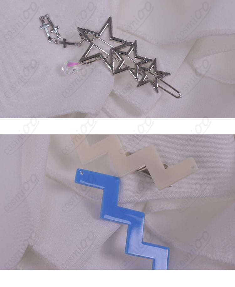 髪飾り・ヘアクリップ装飾詳細|猫メイド コスプレ衣装